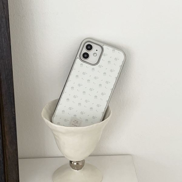 [pleazly] Heather Silver Epoxy Bumper