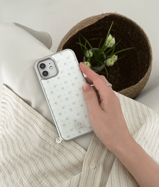 [pleazly] Heather Silver Epoxy Bumper