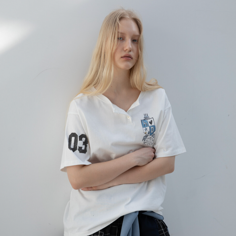 [Dimanche] VARSITY OVERSIZE T-SHIRT