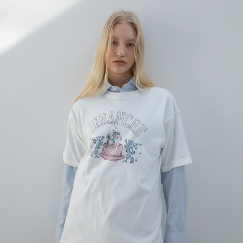 [Dimanche] PREPPY CAKE OVERSIZE T-SHIRT
