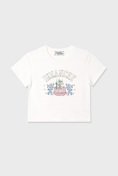 [Dimanche] PREPPY CAKE CROP T-SHIRT
