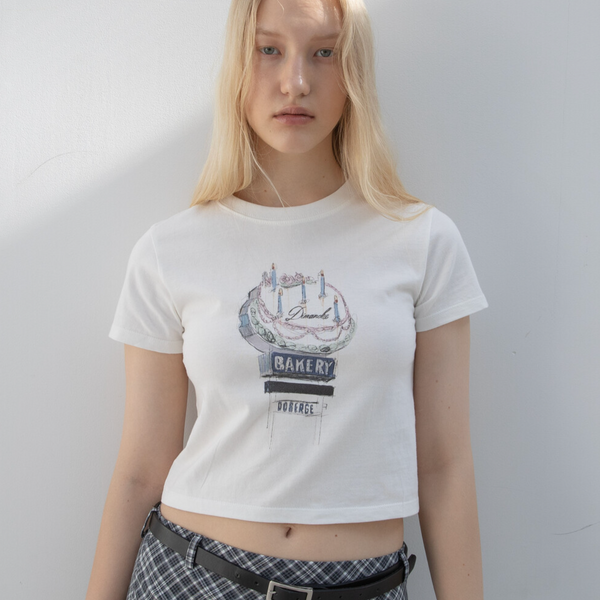 [Dimanche] LA CAKE CROP T-SHIRT