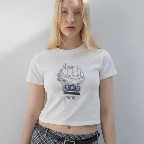 [Dimanche] LA CAKE CROP T-SHIRT
