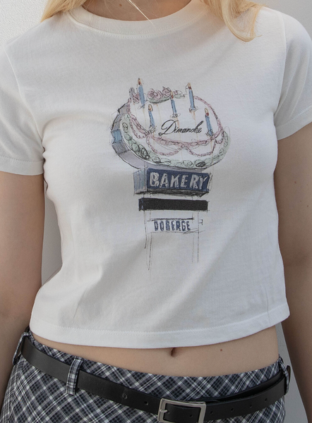 [Dimanche] LA CAKE CROP T-SHIRT