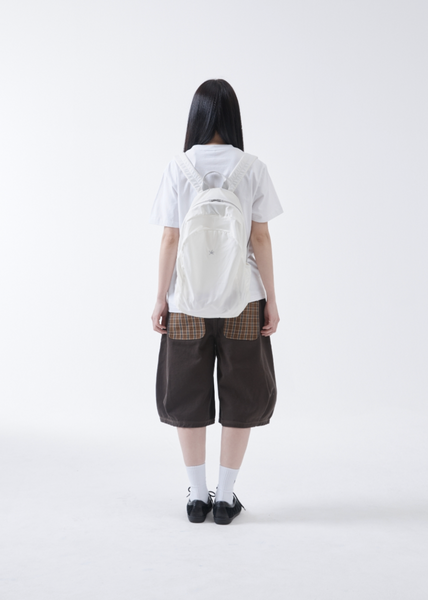 [THE COLDEST MOMENT] TCM Mini Logo Packable Backpack (Cream)