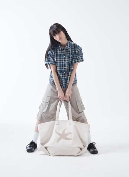 [THE COLDEST MOMENT] TCM Starfish Tote Bag (Ivory)