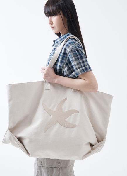 [THE COLDEST MOMENT] TCM Starfish Tote Bag (Ivory)