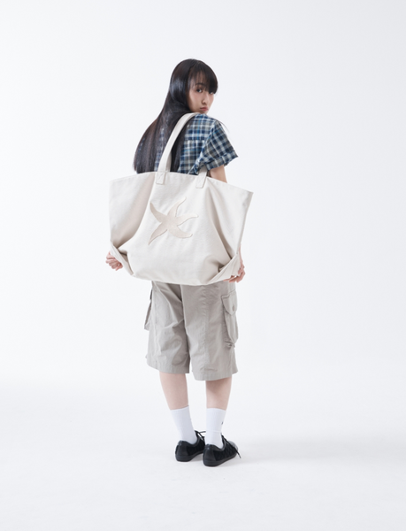 [THE COLDEST MOMENT] TCM Starfish Tote Bag (Ivory)