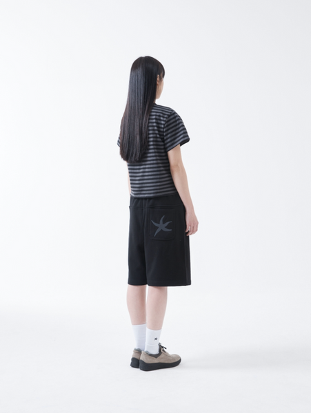 [THE COLDEST MOMENT] TCM Starfish Stripe T (Black)