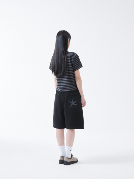 [THE COLDEST MOMENT] TCM Back Logo Half Sweat Pants (Black)