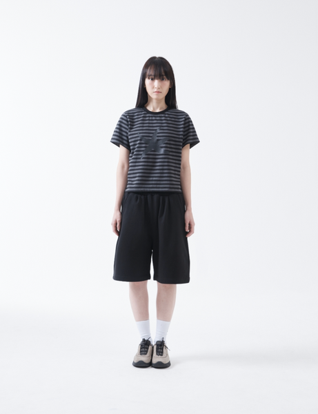 [THE COLDEST MOMENT] TCM Back Logo Half Sweat Pants (Black)