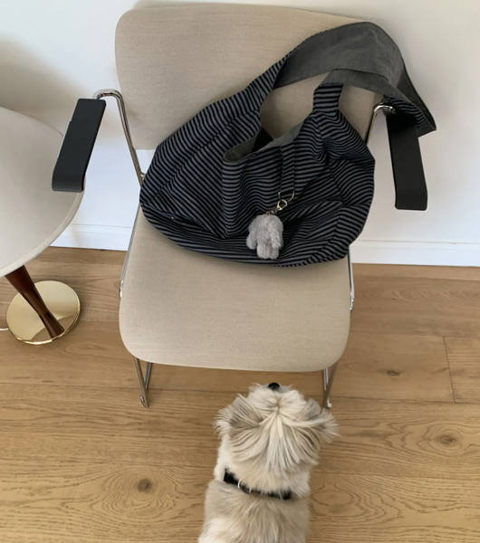 [ITZAVIBE] REVERSIBLE STRIPE BAG