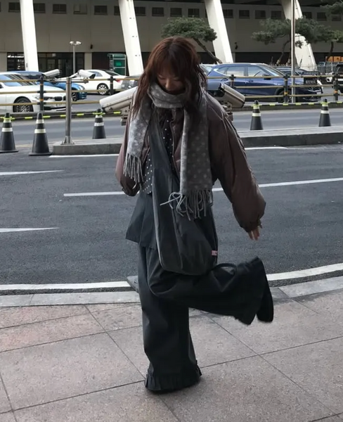 [ITZAVIBE] REVERSIBLE STRIPE BAG