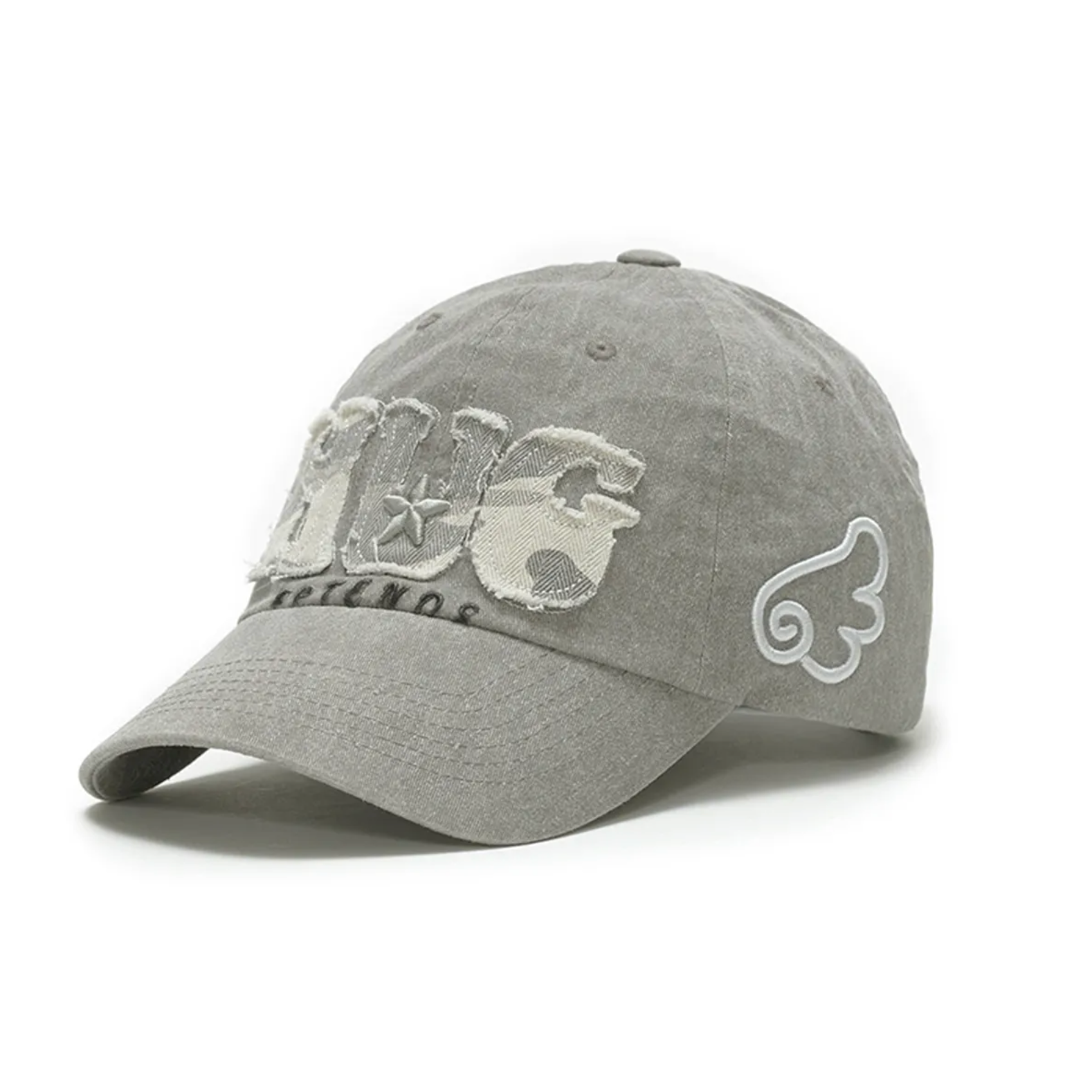[HUG YOUR SKIN] Hug Friends Cap (Light Grey)