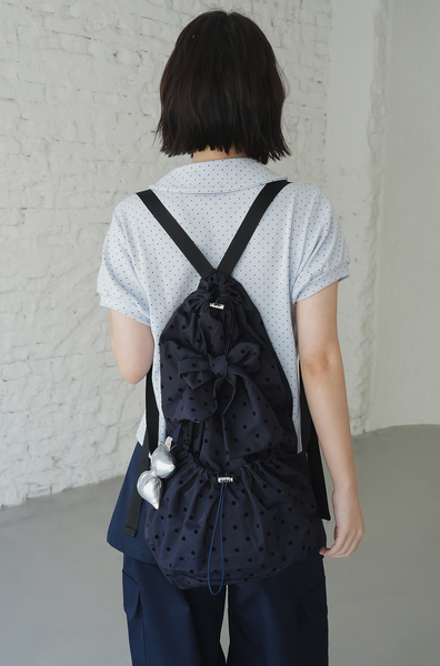 [BINARY01] Hipo Dot Collar T-shirt