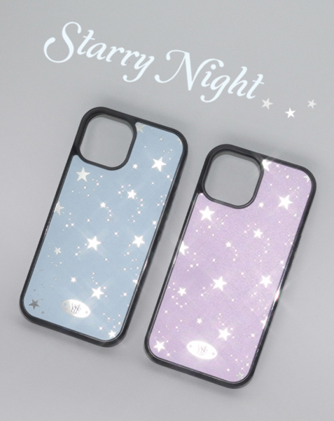[WATERJEAN] Starry Night Bumper Case (White, Blue, Pink)