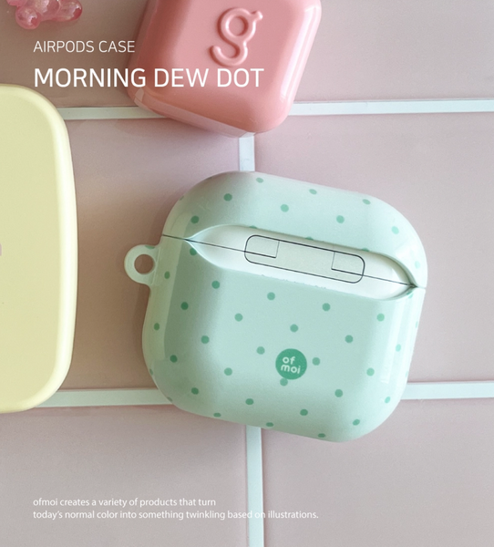 [ofmoi] Morning Dew Dot Airpods Case