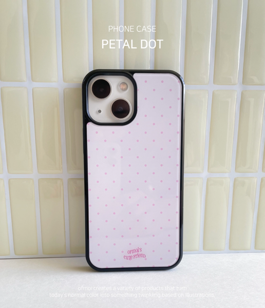 [ofmoi] Petal Dot Epoxy Phone Case (MagSafe)