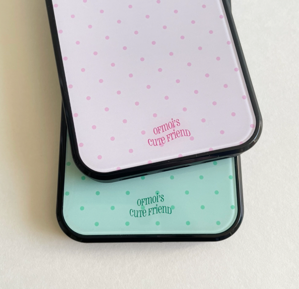 [ofmoi] Morning Dew Dot Epoxy Phone Case (MagSafe)