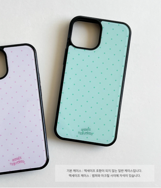 [ofmoi] Morning Dew Dot Epoxy Phone Case (MagSafe)