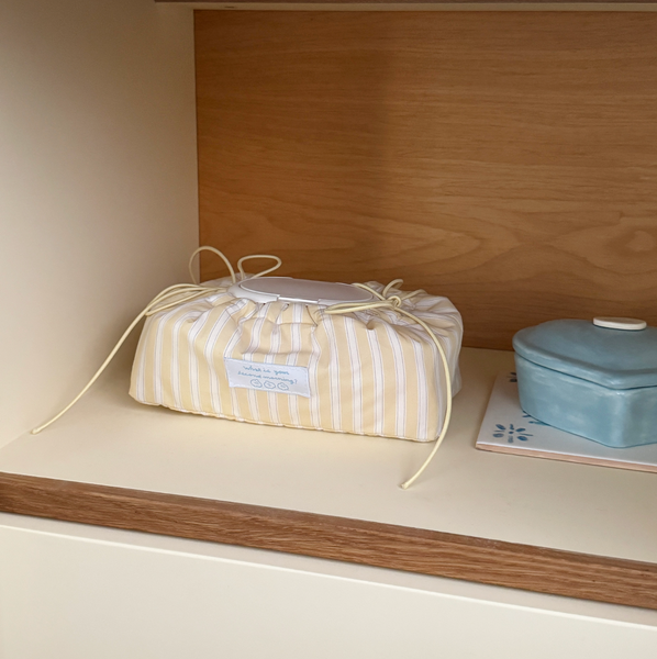 [second morning] Lemoni Stripe Tissue Box Cover