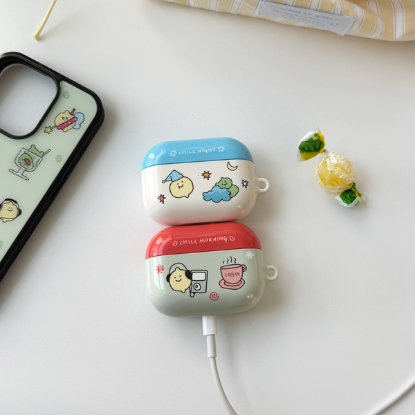 [second morning] Chill Day Airpods Case
