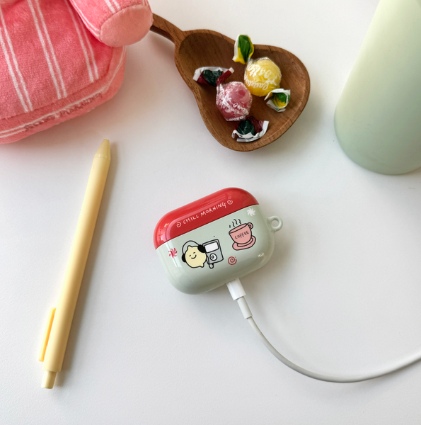 [second morning] Chill Day Airpods Case