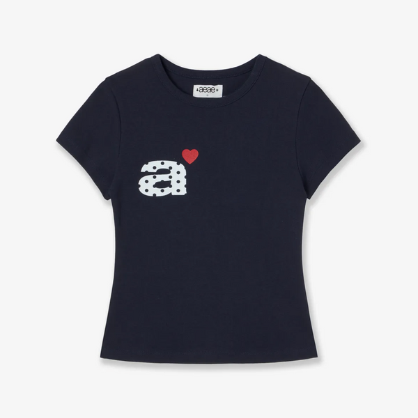 [aeae] DOT SMALL LETTER TEE [NAVY]