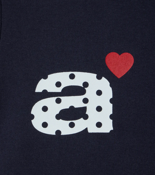 [aeae] DOT SMALL LETTER TEE [NAVY]
