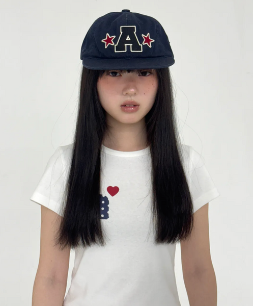 [aeae] WASHED CAPITAL LOGO CAP [NAVY]