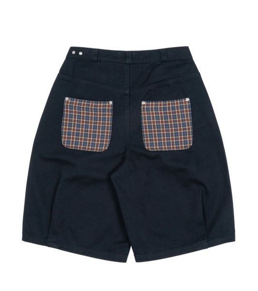 [THE COLDEST MOMENT] TCM Check Pocket Half Pants (Navy)