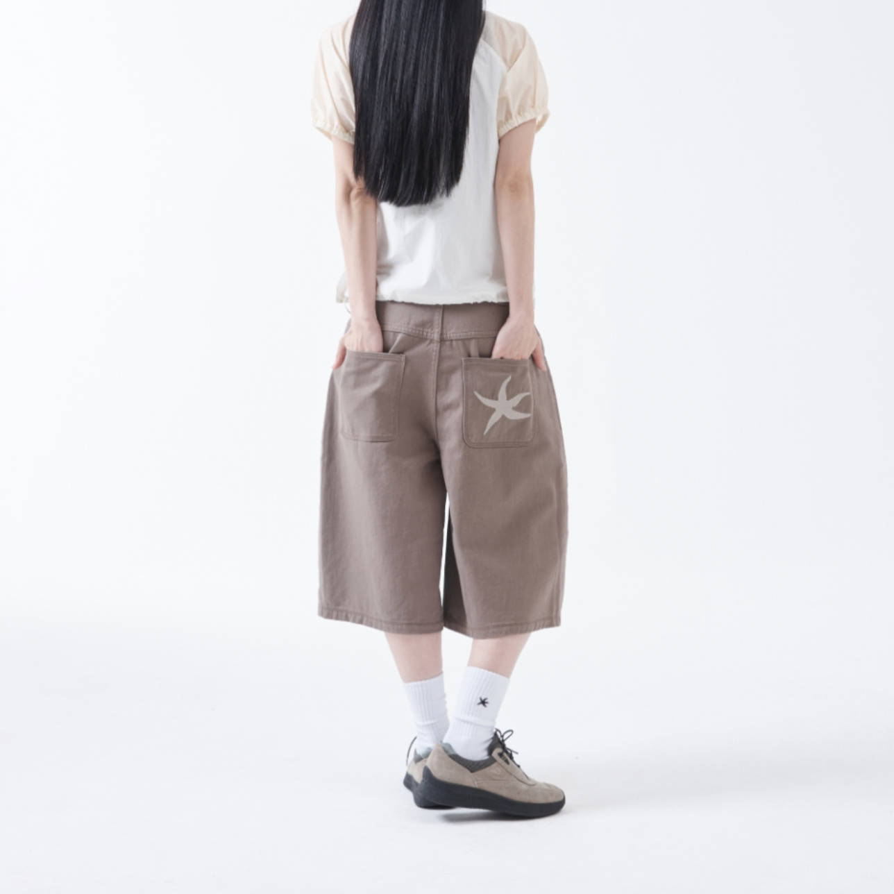 [THE COLDEST MOMENT] TCM Starfish Half Chino Pants (Beige)