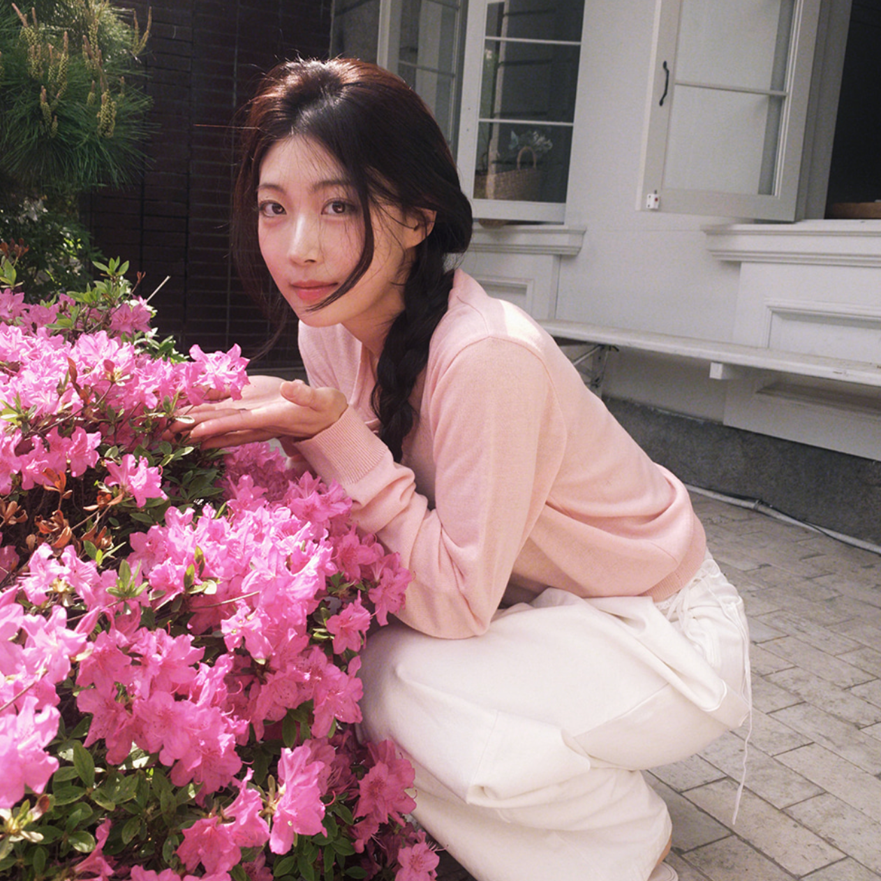 [SLOWAND] #SLOWMADE Plain Round Basic Cardigan