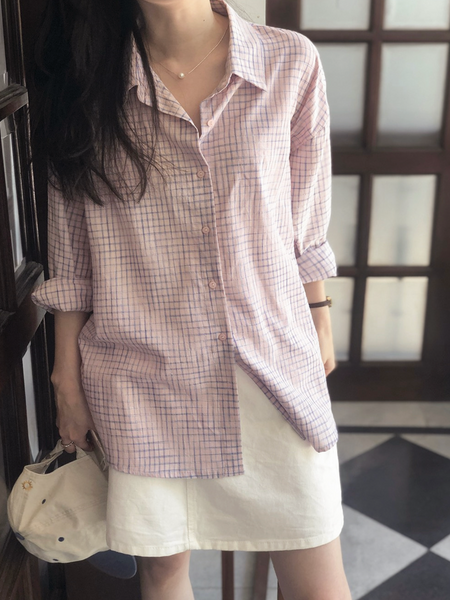 [SLOWAND] # SLOWMADE Pure Cream Long Mini Cotton Skirt