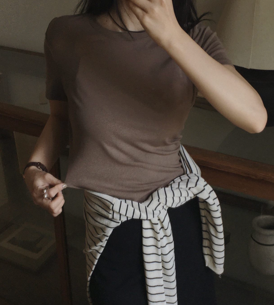 [SLOWAND] ONLY SLOW Short Sleeved T-shirt