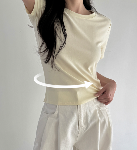 [SLOWAND] ONLY SLOW Short Sleeved T-shirt