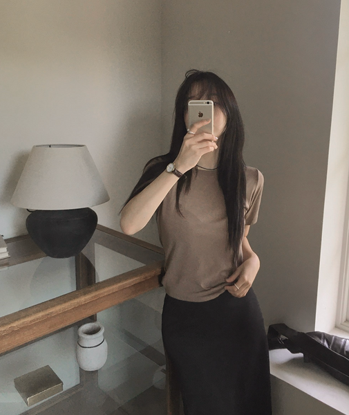 [SLOWAND] ONLY SLOW Short Sleeved T-shirt