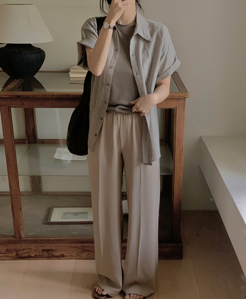 [SLOWAND] ONLY SLOW Short Sleeved T-shirt