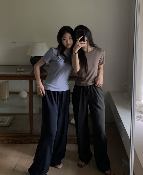 [SLOWAND] ONLY SLOW Short Sleeved T-shirt