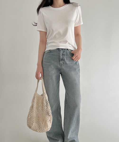 [SLOWAND] ONLY SLOW Short Sleeved T-shirt