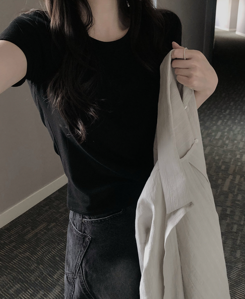 [SLOWAND] ONLY SLOW Short Sleeved T-shirt