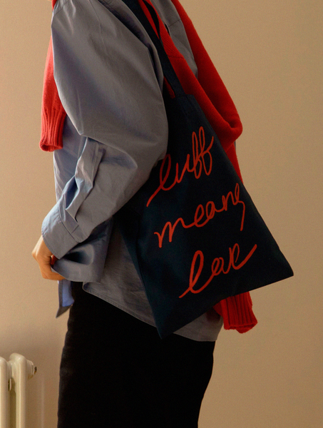 [luff] Love Bag - NAVY