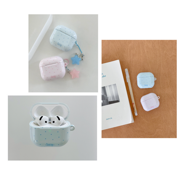 [ABOE] BABYBLUE MINI DOT Airpods Case