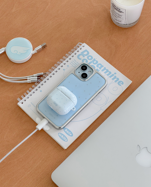 [ABOE] BABYBLUE MINI DOT Airpods Case