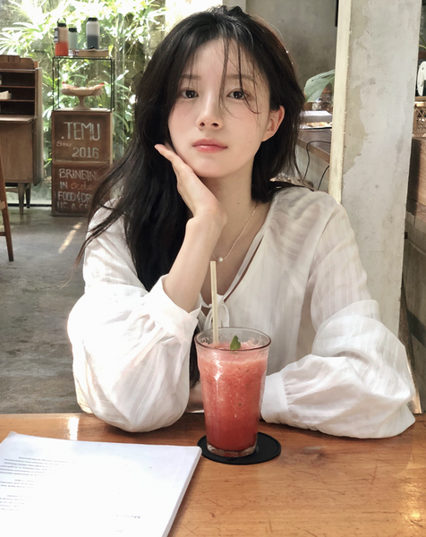 [SLOWAND] # SLOWMADE NOIR Ribbon Cotton Blouse