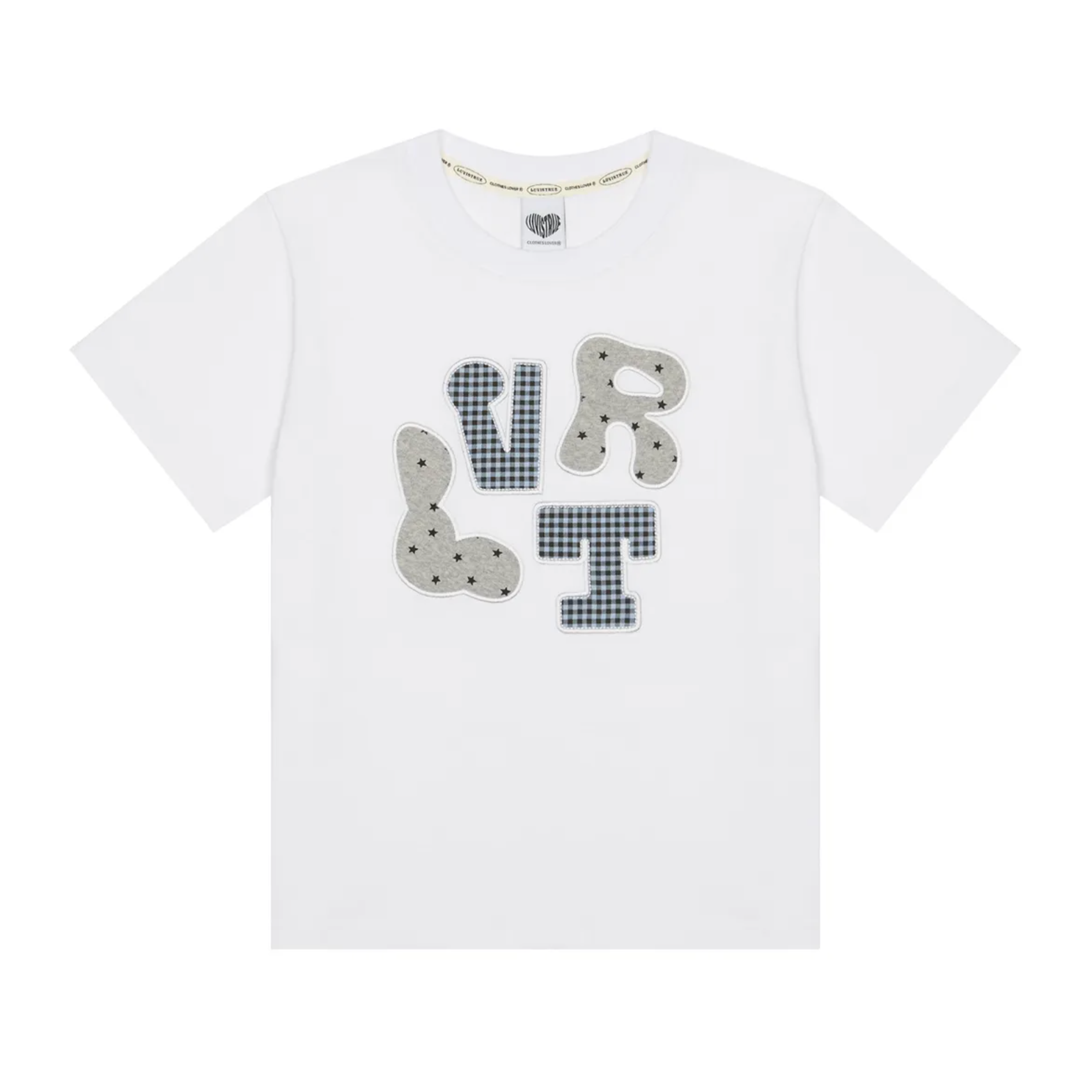 [LUVISTRUE] LVTR PATCH TEE(WHITE)