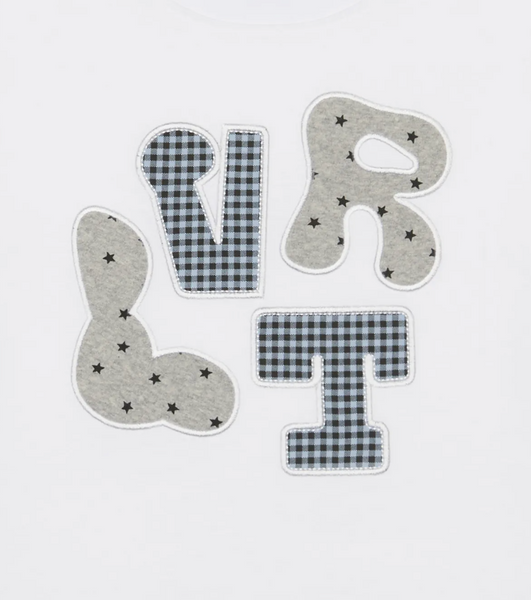 [LUVISTRUE] LVTR PATCH TEE(WHITE)