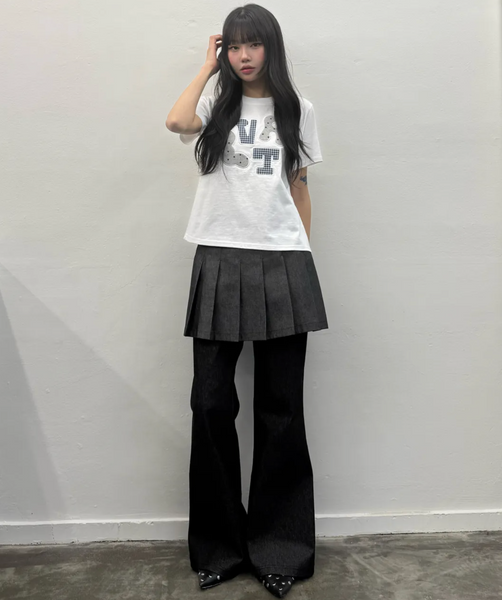 [LUVISTRUE] LVTR PATCH TEE(WHITE)