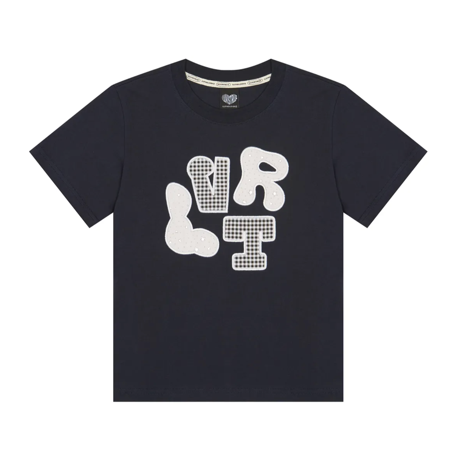 [LUVISTRUE] LVTR PATCH TEE(NAVY)