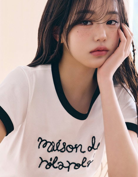 [rola rola] MAISON DE ROLA RINGER T-SHIRT WH+BK